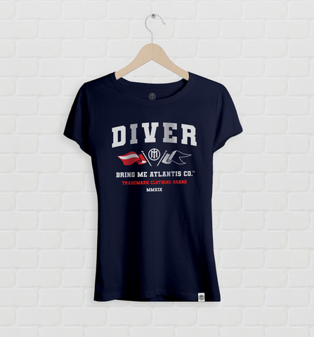 Bring Me Atlantis Womens Diver T-shirt